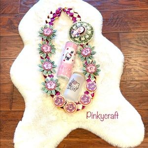 Custom handmade graduation money lei with tumbler & beer glass bundle